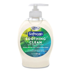 Softsoap® Liquid Hand Soap with Aloe, Clean Fresh Scent, 7.5 oz Pump Bottle – Moisturizing Hand Wash for Soft, Clean Hands