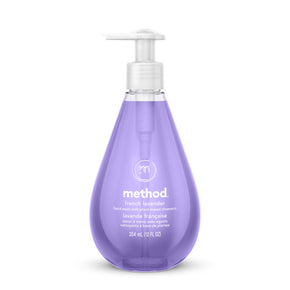 Method® French Lavender Gel Hand Soap - 12 oz Pump Bottle | Plant-Based, Moisturizing & Eco-Friendly Liquid Hand Wash for Bathroom & Kitchen