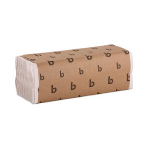 Boardwalk 1-Ply White C-Fold Paper Towels - 2400 Towels per Case | Bulk Commercial-Grade for Restaurants, Offices & Janitorial Use (BWK6220)