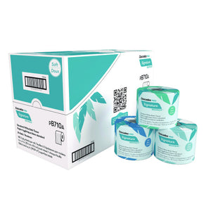 Cascades Pro Signature Toilet Paper – 24 Rolls (400 Sheets Per Roll), 2-Ply Bath Tissue – Premium Softness, Septic Safe, Bulk Commercial Grade