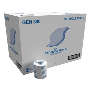 GEN® Premium 2-Ply Toilet Paper - 420 Sheets Per Roll, 96 Rolls Bulk Pack | Soft, Strong Bath Tissue for Home & Business