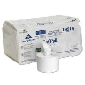 Georgia-Pacific Professional SofPull Mini Centerpull Toilet Paper - 2-Ply, 500 Sheets/Roll, 16 Rolls/Carton