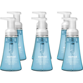Method Foaming Hand Soap Refill - Sea Minerals Scent, 10 oz (6-Pack) | Gentle & Eco-Friendly Hand Wash for Kitchen & Bathroom | Vegan, Biodegradable Formula