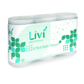 Livi Ultra Premium 2-Ply Toilet Paper - 425 Sheets Per Roll, 36 Rolls (Pack of 36) - Soft, Strong & Absorbent Bath Tissue - Septic Safe, Hypoallergenic - Luxury Home & Commercial Use