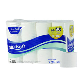 Premium 2-Ply Toilet Paper – 4 Rolls | Ultra-Soft, Strong & Absorbent Bath Tissue [WIN24244]
